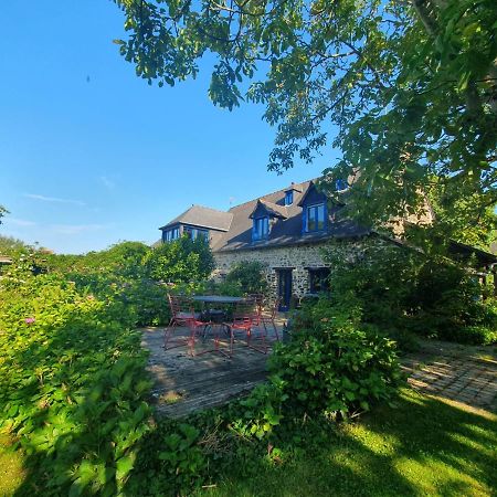 Maison En Pierre Dans Son Nid De Verdure Roz-Landrieux Zewnętrze zdjęcie